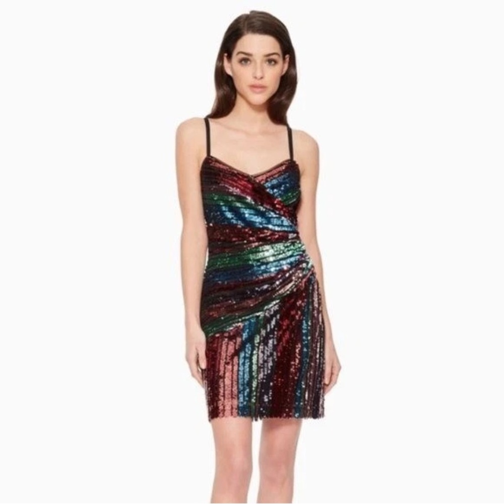Parker Multicolor Sequin Mini Dress